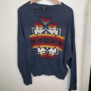 Pendleton Notch Collar Sweater